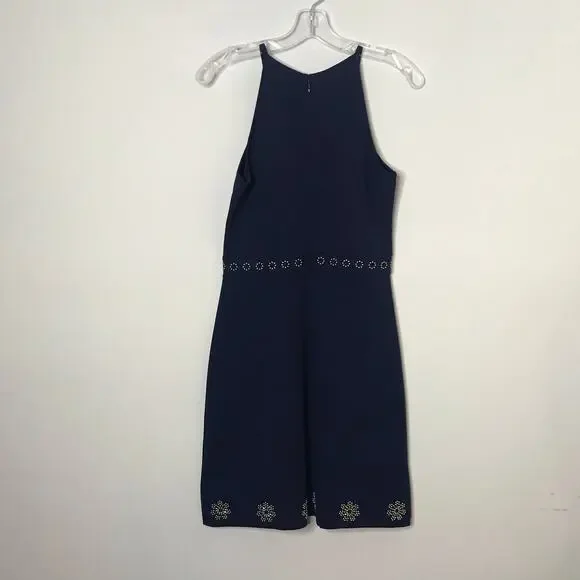 Michael Michael Kors Sleeveless Studded Dress True Navy Petite Small MSRP $140 - Picture 5 of 8